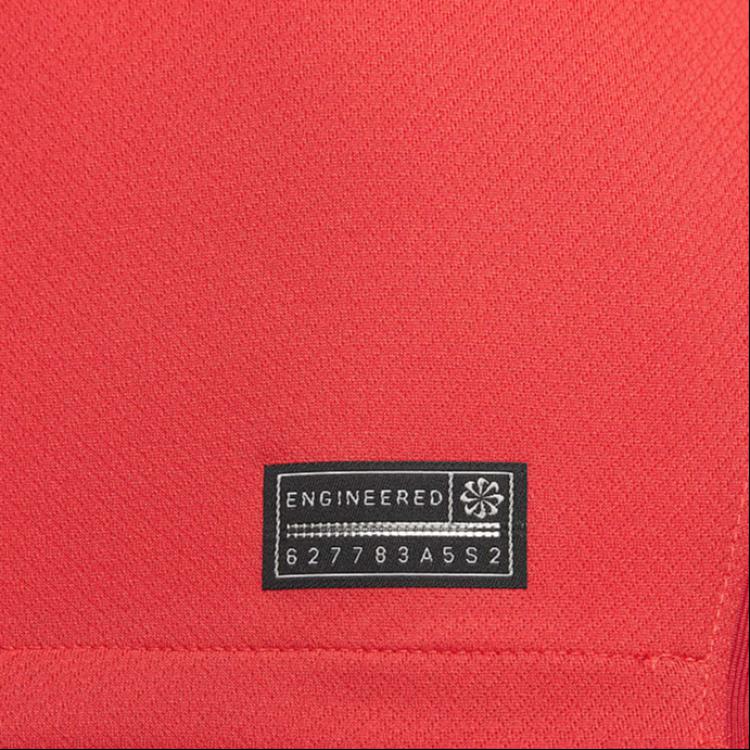 Nike Dres čínského národního týmu pro sezónu 2022/23 - Pánské topy s krátkým rukávem a kulatým výstřihem, červený DN0708-696