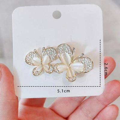 Brooches For Women Opal Trendy Elegant Butterfly Brooch Pin