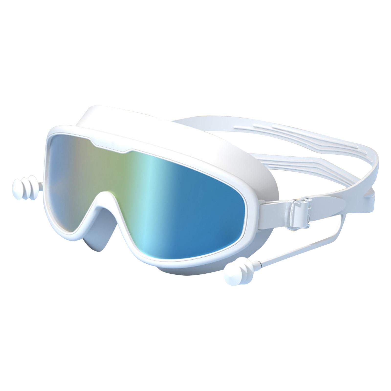 

Окуляри для плавання Захист від запотівання та УФ для чоловіків, жінок, дорослих, юнаків, Водні окуляри One Size