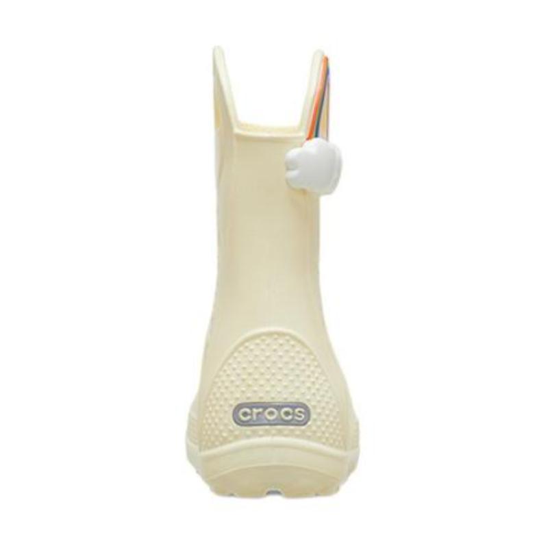 Crocs EVA Comfort Sleeve Low Kids Boots Cream Yellow Children's Model