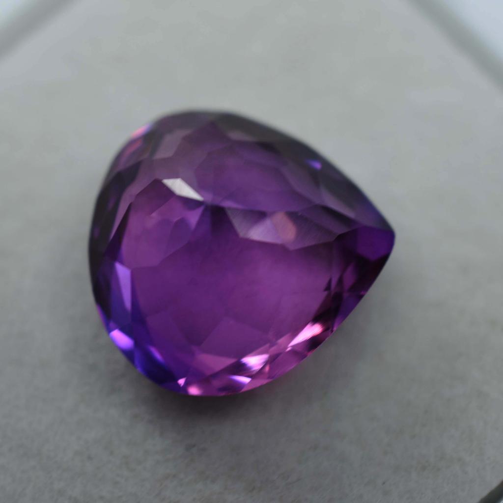 Authentic Natural Purple Tanzanite Pear Cut 6.4 Ct Rare Loose Gemstone