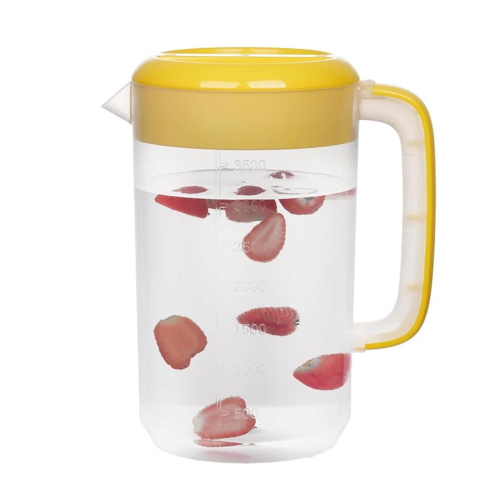 Clear Plastic Heat-Resistant Large Capacity Water Kettle with Filtered Lid for Beverages