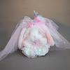 Lolita Style Rabbit Plush Doll, Cute Pink Stuffed Bunny Toy, Sweet Gift for Girls Valentine Birthday Present
