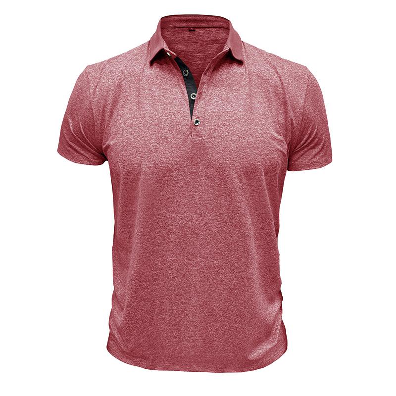 Men's Summer Fit Polo Shirts Short Sleeve Casual Workout Running Athletic Collared Shirts Outdoor Sports Golf T-Shirts Moisture-Wicking Tennis Shirts