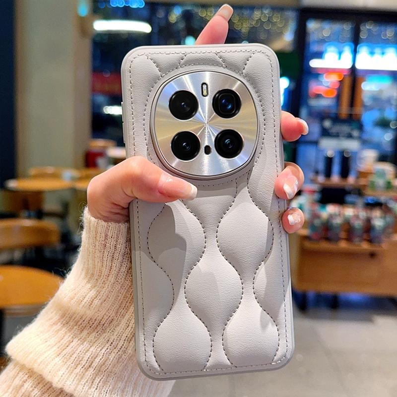 

For Honor Magic7 Pro 5G Case Creative Chic Gourd Texture Leather + TPU Phone Cover D