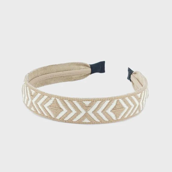LALA Ethnic Hairband M-D Beige