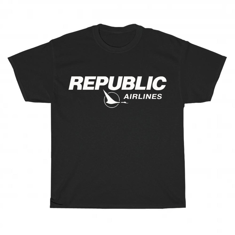New Republic Airlines Logo Unisex T-Shirt Funny Size S to 5XL S