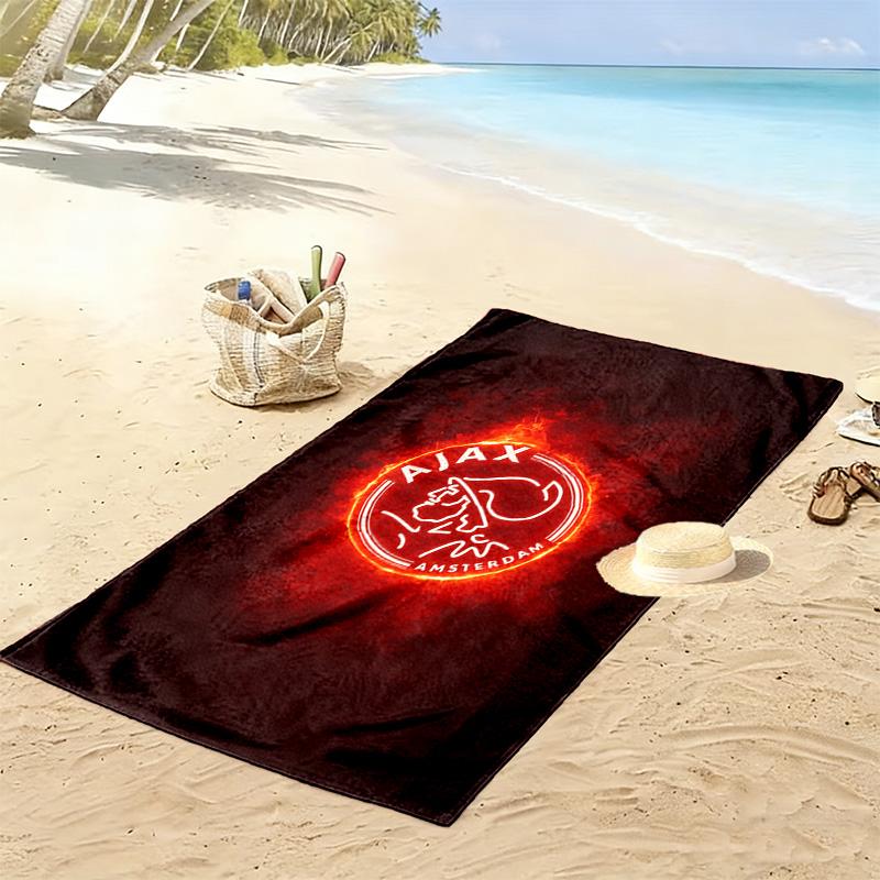 AFC Ajax Print Strandtuch, Großes Weiches Schnelltrocknendes Handtuch für Strand Camping Schwimmen