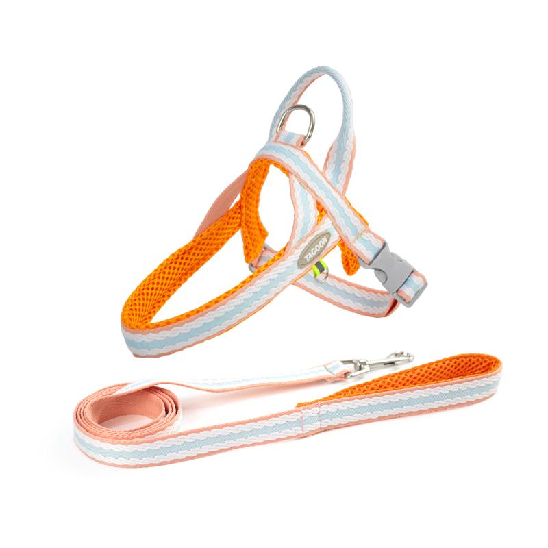 

Сідлоподібна шлейка для цуценяти коргі та набір повідка. Портативні шлейки для домашніх тварин для малих та середніх собак. Аксесуари для домашніх тварин. S-suit 2-4kg помаранчевий