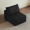 Y165-1S-BLACK 1 seater Black