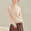 Women's Korean Style Thick Pullover Sweater, Autumn/Winter, Loose Fit, Long Sleeve, Versatile Knit Base Layer, Trendy and Simple Design.