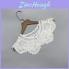Wool Winter Coat Collar With Embroidered Floral Design For Adults Fashion Accessory