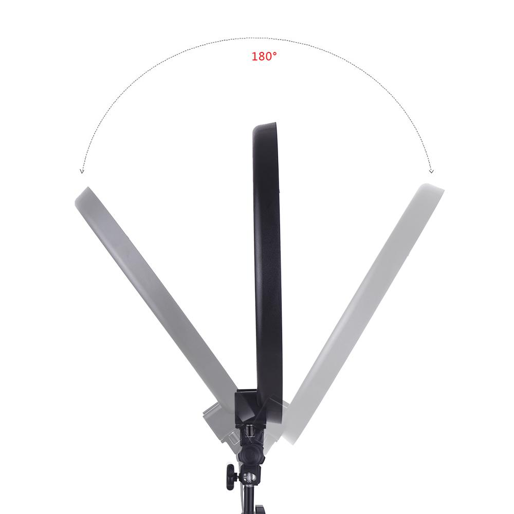 LA 650D 5500K 36W Ring Digital Photographic Studio Light with 600 LED Lights Stepless Adjustment W Color Filters and