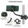 Adjustable Gooseneck Smartphone Holder Portable Phone Stand with Secure Lock Plastic Texture for Microphone Stands
