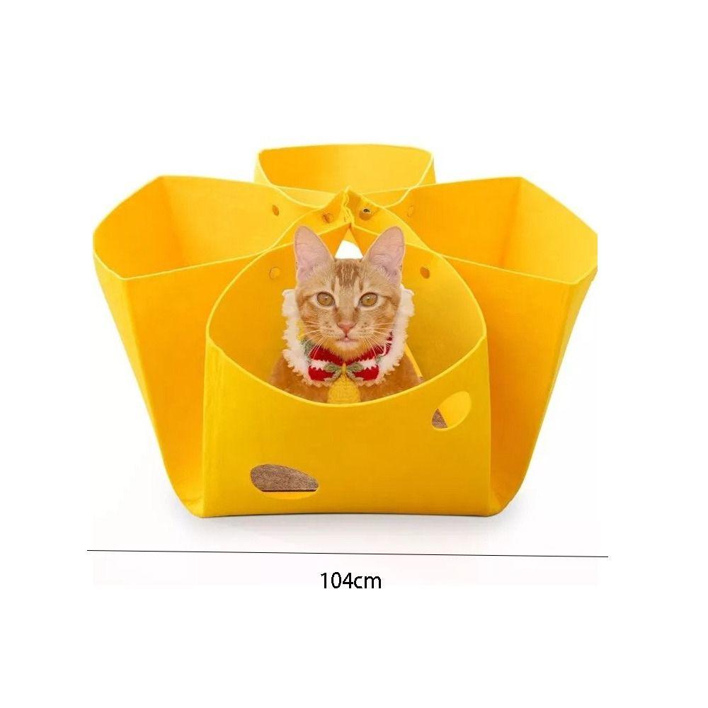 Foldable Cat House Deformable Cat Tunnel Mat Pet Supplies Cat Nest  All Seasons