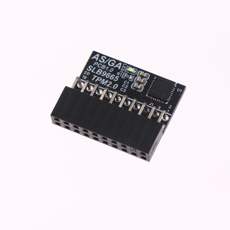 Tpm 2.0-9665 Encryption Security Module Pitch Lpc Tpm For Asus Motherboard Card For Win11 System