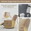 1Piece Waterproof Recliner Chair Covers for Reclining Chair/Sofa Covers Washable Furniture Protector with Elastic Straps Pocket