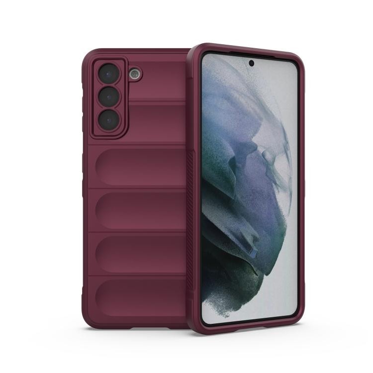Per Samsung Galaxy S21 5G Custodia per Telefono Magic Shield in TPU + Flanella
