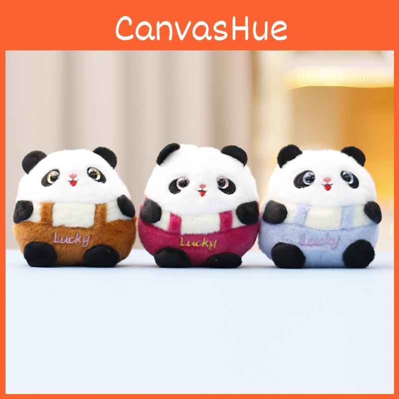 Keychain Fat Panda Cute Cartoon Girl Backpack Decoration Hanging Plush Doll Gift
