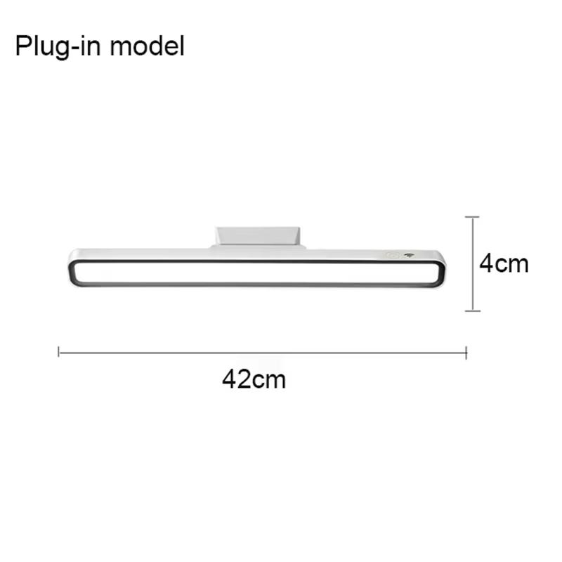 LED Desk Lamp USB Rechargeable Light Stepless Dimming Table Lamp Hanging Magnetic Bedroom Table Reading Rechargeable Night Light