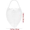 NUOBESTY Fake Beard Costume Accessories for Boys, Girls & Adults - White Santa Claus Beard for Christmas Party