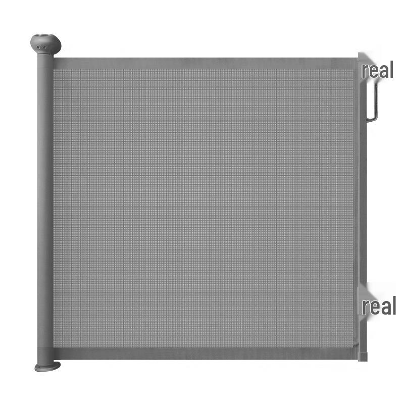 Retractable Pet Gate & Child Safety Rail: No-Drill, Indoor Stair Guard.