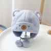 Autumn Winter Windproof Infant Ears Protection Baby Hat Boy Girl Cap Kids Earflap Plush Beanie Hat