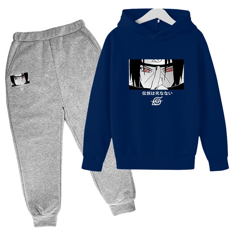 Anime Printed Girl Outfits Winter Children Set Suit for Boy 2024 Girl Summer Baby Outfit Set Home Clothing Tops Boys Clothes