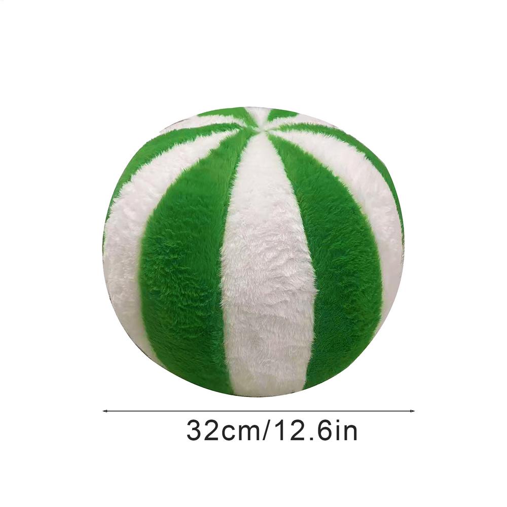 

Рождественские конфетные подушки Милая рождественская круглая декоративная подушка 3D Зимняя плюшевая подушка Мультяшная подушка в форме конфеты для дивана