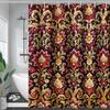 Boys' Dinosaur Monster Truck Shower Curtain Speed Racing Cars with Dinosaurs Print Waterproof Fabric Bath Curtain with Hooks