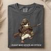 Comfort Colors Flight Was Never An Option Tee, Tactical Penguin Shirt,Funny Military Animal Shirt, Armed Penguin Meme