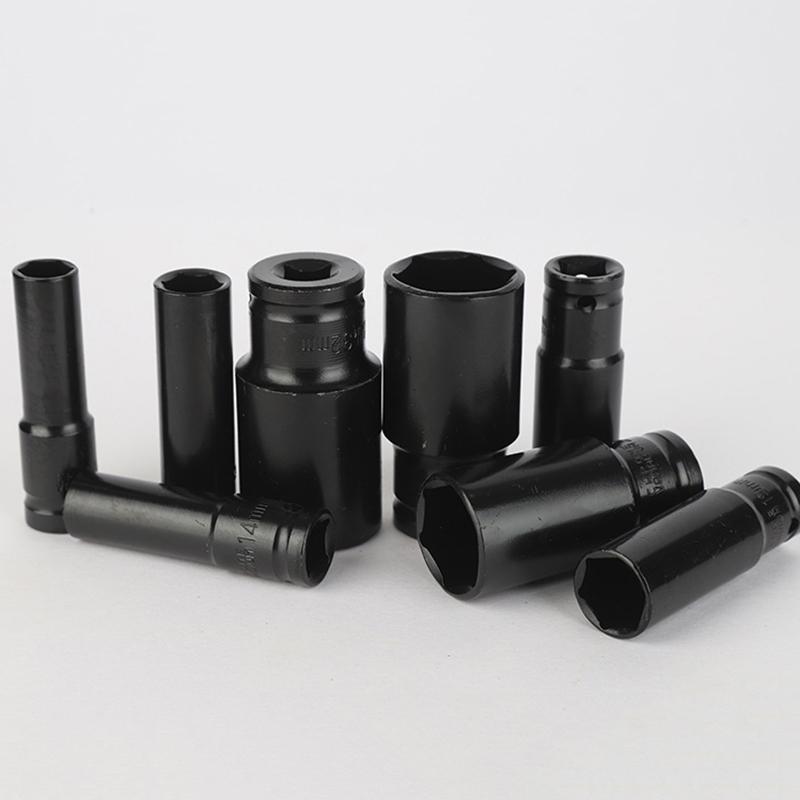 10Pcs 1/2 Inch Drive Metric Impact Socket Set Deep Universal For Pneumatic Air Tools