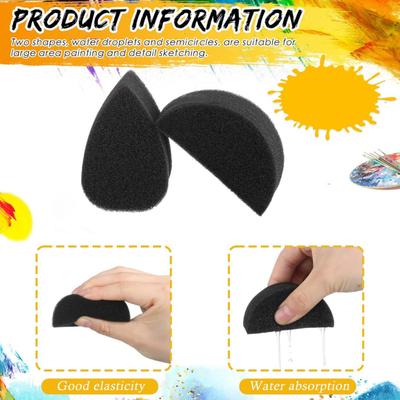 20 ks štětec na houby Houba na make-up s vysokou hustotou pro dospělé Děti Houby na malování na tělo Štětec na Halloween Vánoce DIY projekty