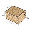 Wooden Elegant Music Box Creative Vintage Wood Music Box Manual Fashion Antique Carved Valentine Day for Birthday Christmas Gift