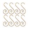 20Pcs S Shaped Metal Hook Xmas Tree Hook Hanging Pendants Christmas Decor Ornaments Hanger Hooks Home Party Accessories