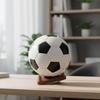 2 Pieces Wooden Sports Equipment Holder Basketball Display Rack For Athletic Memorabilia Display And Home Decoration