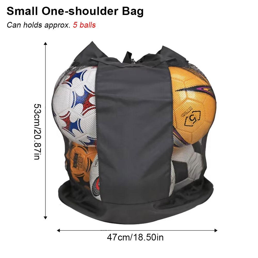 

1Pcs Large Capacity Ball Storage Bag Mesh Thickened Large Shoulder Bag Oxford Cloth Sports Equipment Bag