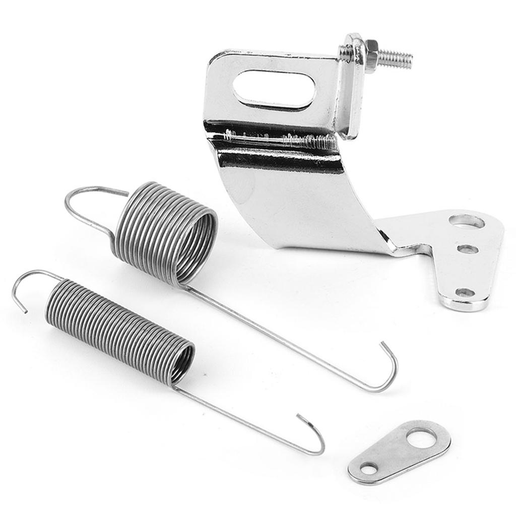 Car Carburetor Throttle Cable Bracket with Dual Return Spring Set Stainless Steel Parts