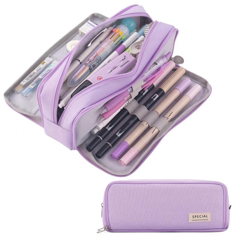 Back to School Stationery Set with High Appearance Pencil Pouch, Elementary Student Reward Gift, Multifunctional Pencil Case Learning Supplies