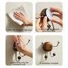 Pebble Shaped Suction Hook Strong Adhesive Wall Hook for Bathroom Kitchen Home Use
