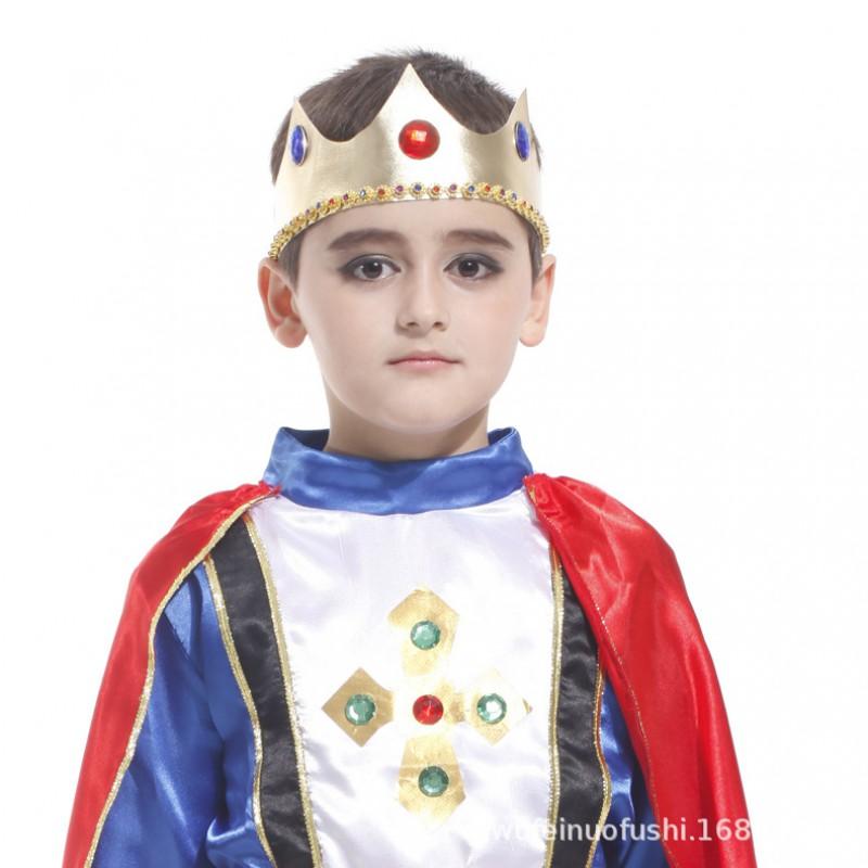Kids Prince Costume Halloween Party Cosplay Stage Performance Fantasy Themed Outfit Unisex