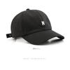 Women's Trendy Letter N Soft-top Baseball Cap, Outdoor Sun Protection, Sunshade, Couple's Duckbill Cap
