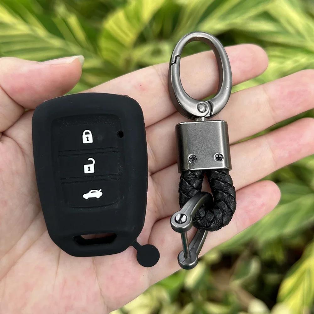 3button Silicone Car Key Fob Cap Cover Protect Skin Case Rubber Shell Hood Set for HONDA Jazz Civic Jade Vezel City Fit HR-V HRV