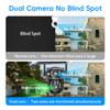 Dual Lens Solar Security Camera, 4G/WiFi Outdoor Monitor with Night Vision, HD Rechargeable PIR Surveillance System