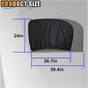 2 Pack Car Window Shades for Baby, Breathable Mesh Sun Shades, UV Rays and Heat Protection, Large 31"x24", for Car SUV Camping
