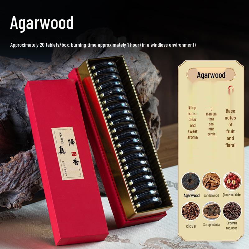 Goose Pear Sandalwood & Agarwood Incense Burner - Long-Lasting Calming Home Fragrance for Sleep & Relaxation
