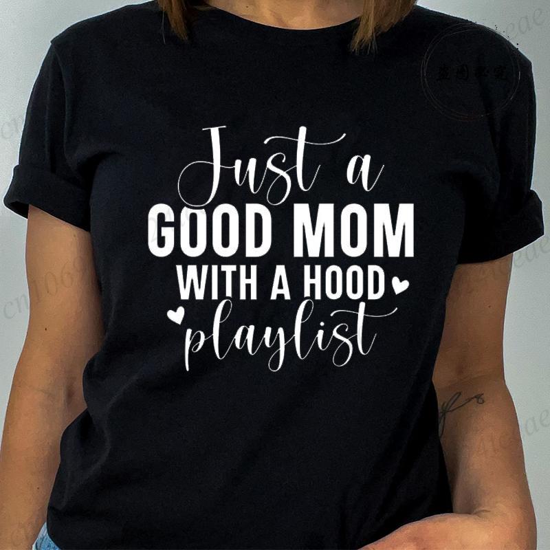 T Shirt for Women Mom Life Print Tshirt Short Sleeve Crew Neck Casual Top Mom Quotes Women Tshirt Blessed Mama Womens Clothing