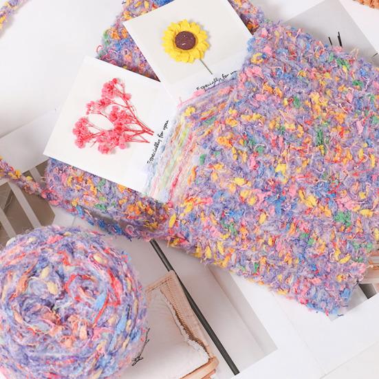 1/2Pcs 100G Hand Blended Yarn Ball DIY Handmade Knitting Crafts Bags Gloves Tassels