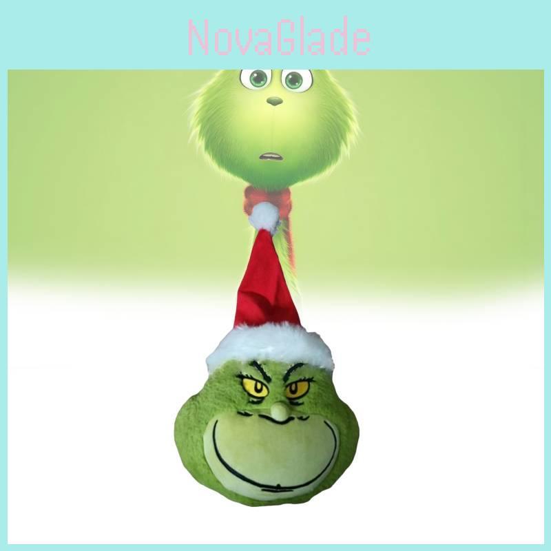 Adorable Grinch Plush Toy Doll With Ultra Soft Short Plush For Christmas Decor