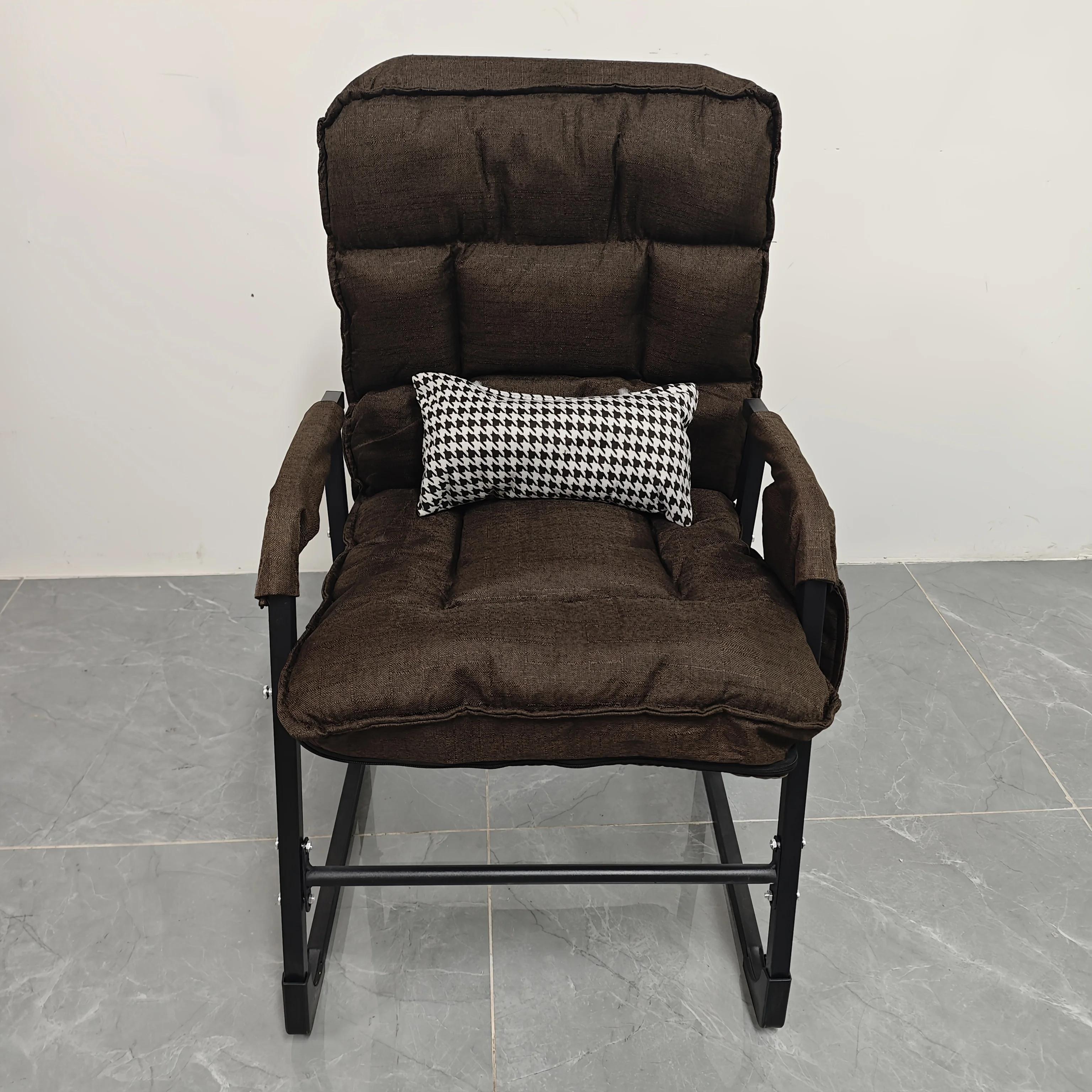 Компьютерное кресло для сна раскладной диван-кровать складное офисное кресло двойного назначения кресло для отдыха инструмент для сна кресла с регулируемым наклоном кофейный 17730₽